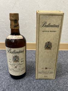 【EKA-6791TM】1円スタート Ballantine's バランタイン 30年 ウイスキー 750ml 43% 未開栓 箱付き 洋酒 古酒 中古品 保管品 スコッチ 