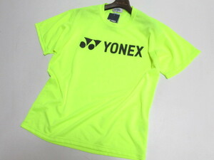 [ja0 HN6113] 未着用 YONEX ヨネックス ユニドライTシャツ 16501 シャインイエロー size M テニス ウエア Tシャツ 