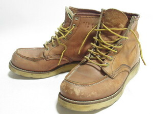 [ja1 HN6696] 90s 半円犬タグ REDWING レッドウィング 875 アイリッシュセッター USA製 size 7 90年代 ヴィンテージ 犬タグ ワークブーツ