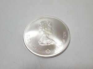 [jan1 BY6950] モントリオールオリンピック 1976年 10ドル銀貨 10Dollars カナダ 1974 エリザベス2世