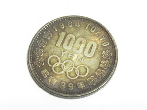 [ja1 HN6900] 昭和39年 東京オリンピック 1000円 銀貨　　　　　　　　　　1964年 東京五輪 千円銀貨