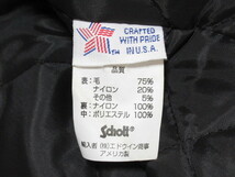 [ja2 BY6560] Schott ショット U.S.740N PEA JACKET ピーコート USA製 size 36 Pコート _画像9