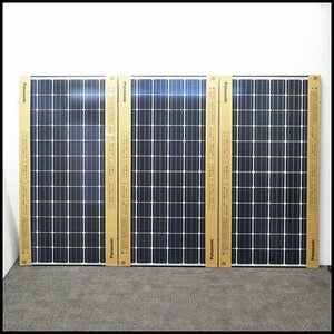 *A) 2021 year made unused! 3 pieces set! Panasonic solar battery module VBH245WJ03N.. maximum output :245W solar panel / sun light departure electro- 