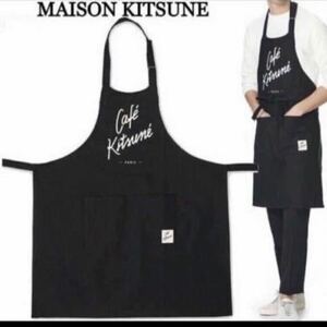  new goods unused mezzo n fox Cafe fox cafe kitsune Maison kitsune apron black black 