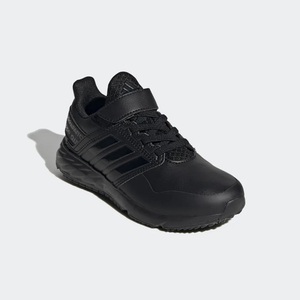 ADIDAS FORTAFAITO ELASTIC LACES TOP STRAP SHOES K FY6664 ファイト エラスティックレース トップストラップ 黒 18.0cm