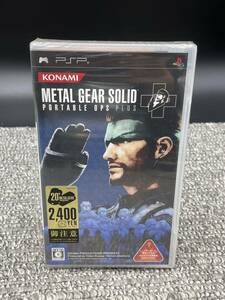 す１　未開封　【PSP】 METAL GEAR SOLID PORTABLE OPS PLUS