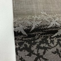 着物月花　鳥　本場大島紬　未使用品　正絹　伝統工芸品　ki533_画像9