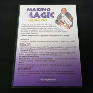 【D328】MAKING MAGIC Martin Lewis マーティン・ルイス 日本語字幕 カード トランプ DVD クロースアップ マジック 手品の画像2