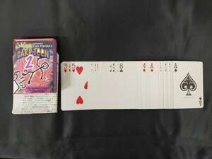 [G100]CARD-TOON2 card toe n2 Dan Harlan Dan * Harlan card gimik Magic jugglery 