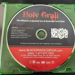 【M21】Holy Grail ホーリーグレイル Jordan Jhonson ジョーダン・ジョンソン カード トランプ DVD マジック 手品の画像2