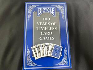 【H23】BICYCLE　100YEARS OF TIMELESS CARD GAMES　洋書　希少　BOOK　カードマジック　マニュアル本　レクチャー　マジック　手品