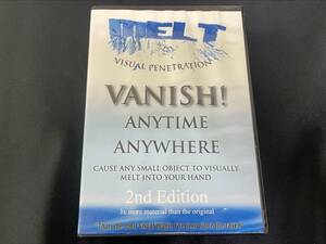 【D255】MELT　 Vanish Anytime　メルト ヴァニッシュ エニータイム　コイン　DVD　クロースアップ　マジック　マニュアル　トリック