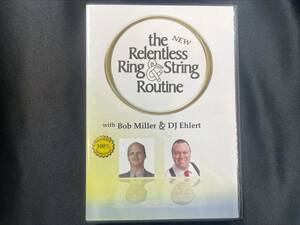 【D259】Relentless Ring＆StringRoutine リレントレス・リング・アンド・ストリング・ルーティン　DVD　マジック　マニュアル　レクチャー