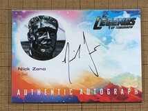 ニック・ザノ：スティール【CRYPTOZOIC 2018 DC COMICS LEGENDS OF TOMORROW 1&2】NZ2 直筆サインカード ＊裏面白欠け有り_画像1