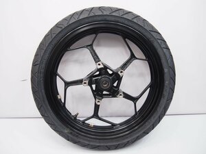 ニンジャ250純正フロントホイール2.75×17J振れなしEX250L.13-17年