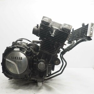 XJR1200 エンジン engine 4KG 96年 圧縮あり XJR1200R 載せ替えベースに オイルクーラー