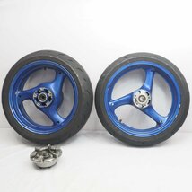 GSX-R1100W 純正ホイールset GU75A 93年 フロントホイール リアホイール GSXR1100W GSXR1100 水冷_画像5