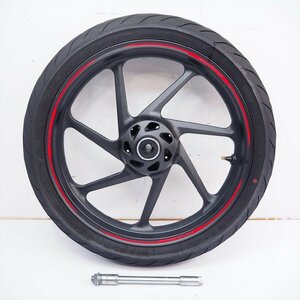 CBR250RR MC51-1000 17年外し純正フロントホイール アクスルシャフト17-22年CBR250RRH2J