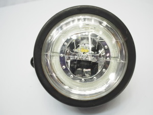 LEDヘッドライト160mm ミニ エイプ GS50 マグナ50 ジャズ モンキー ゴリラ