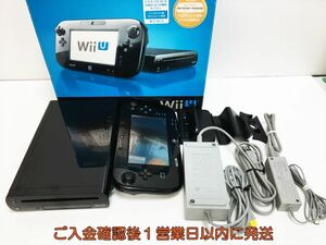 【1円】任天堂 WiiU 本体/箱 プレミアムセット 32GB ブラック ニンテンドーWii U 動作確認済み H06-286ym/G4