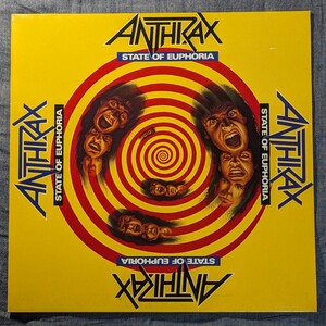 ステート・オブ・ユーフォーリア / アンスラックス / State Of Euphoria / Anthrax / LPレコード / 輸入盤 / アナログ盤 【試聴済】