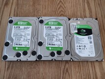 3TB HDD 6本（ WD5本、SEAGATE1本 ）_画像3