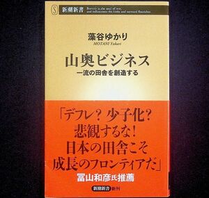 送料無★山奥ビジネス、藻谷ゆかり著、新潮新書2022年、中古 #2096