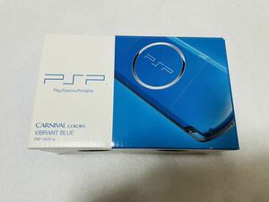 ☆新品同様 本体未使用 希少品☆PSP-3000 バイブラントブルー プレイステーション・ポータブル 