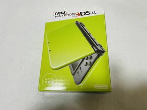 ☆新品同様 本体未使用 希少品☆ newニンテンドー3DSLL ライムブラック 　任天堂 