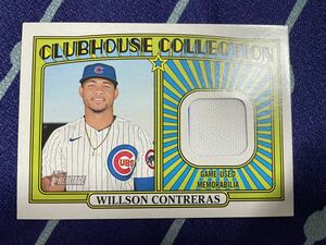 2021 Topps Heritage Willson Contreras MLB Relic カブス コントレラス 野球 トレカ カード ユニフォーム ジャージ 直筆サイン以外
