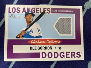 2013 Topps Heritage Dee Gordon MLB Relic ドジャース ディー ゴードン マリナーズ 野球 トレカ カード 直筆サイン以外 ユニフォーム