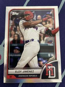 エロイ ヒメネス 2023 Topps WBC Eloy Jimenez ホワイトソックス キューバ代表 MLB 野球 トレカ カード 直筆サイン以外 ジメネス イーロイ