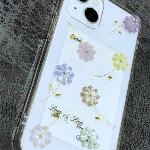 カラフルなお花のiPhoneケース