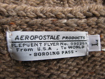 AEROPOSTALE エアロポステール ケーブルニットネップ セーター Lサイズ 中古品_画像4