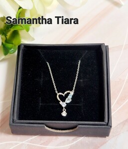 [Samantha Tiara]sa man sa Tiara колье серебряный Heart прекрасный товар 
