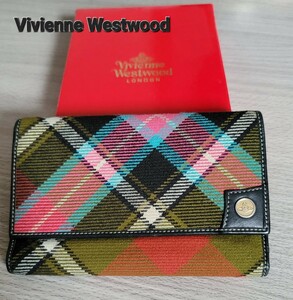【Vivienne Westwood】ヴィヴィアンウエストウッド 三つ折財布 タータンチェック