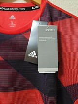 【adidas】アディダス Tシャツ S ストレッチ バドミントン CF4830 バドミントン協会_画像4