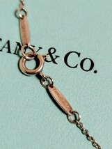 【Tiffany& Co.】ティファニー ネックレス オープンハート エルサペレッティ シルバー925 外箱 保存袋_画像3