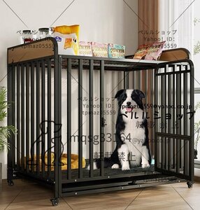  pet cage roof attaching basket dog k rate large dog medium sized dog toilet noise prevention 4 wheel difficult to rust zinc plating large .. four angle . tube 