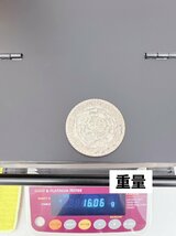 【銀貨】MEXICO メキシコ 1ペソ 16.06ｇ 比重8.87 保証 1966年 貨幣 硬貨 外国銭 現状品【AJ074】_画像5