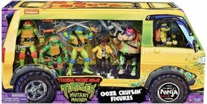 限定 映画版 ６体セット プレイメイツ ミュータントタートルズ ミュータントパニック フィギュア TMNT TURTLES MUTANT MAYHEM タートルズ