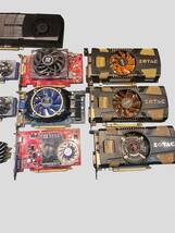 グラフィックボード 大量 グラボセット まとめて ジャンク GTX GTS GT AMD Radeon NVIDIA GeForce 玄人志向 ASUS MSI ZOTAC （0-22308211）_画像4