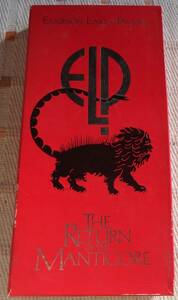 [4CD BOX]THE RETURN OF THE MANTICORE( return *ob* The * man ti core )/EMERSON,LAKE & PALMER(EL&P)4 sheets eyes unopened goods 