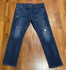 ■AMERICAN EAGLE OUTFITTERS■アメリカンイーグルのストレッチデニム(ジーンズ)■SLIM STRAIGHT・W36