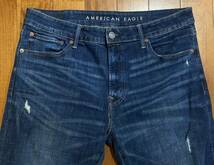 ■AMERICAN EAGLE OUTFITTERS■アメリカンイーグルのストレッチデニム(ジーンズ)■SLIM STRAIGHT・W36_画像3