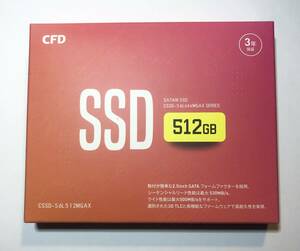 CFD MGAXシリーズ SATA 2.5インチSSD 512GB CSSD-S6L512MGAX