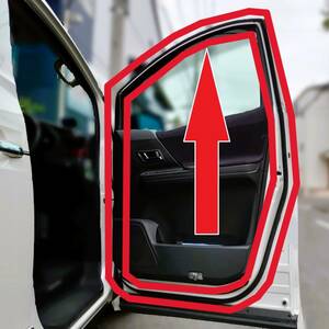 トヨタ アルファード/ヴェルファイア 20 フロント ドア ウェザーストリップ 左右 ドア 枠 ゴム TOYOTA ALPHARD/VELLFIRE DOOR WEATHERSTRIP