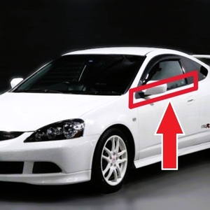 ホンダ 新品 インテグラ DC5 フロント ドア 水切り モール 左右セット ドア ゴム モールディング Type R/S/IS HONDA INTEGRA DOOR MOLDIMG