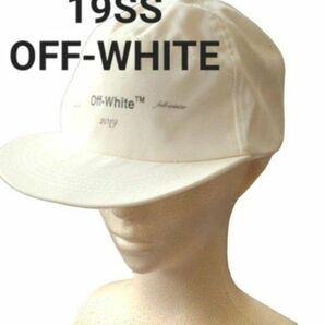 OFF-WHITE オフホワイト19SS SNAPBACK LOGO CAP スナップバック フロントロゴキャップ 