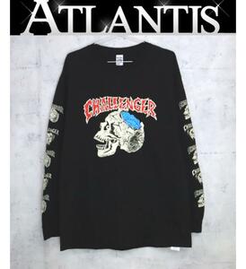 【広尾店】チャレンジャー CHALLENGER ゾンビ グラフィック ロングスリーブTシャツ メンズ 黒 Size:Large